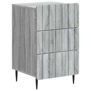 vidaXL Nachtkastje met lade Grijs sonoma 43x 41 x 68 cm Bewerkt hout