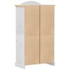 vidaXL Kledingkast Corona wit 102x52x186 cm massief grenenhout