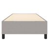 vidaXL Boxspring bed 100x200 cm stof lichtgrijs