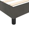 vidaXL Boxspring bed 80x200 cm fluweel donkergrijs