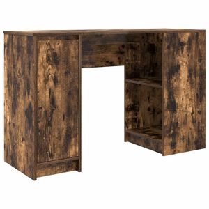 vidaXL Bureau 120x42x76 cm spaanplaat gerookt eikenkleurig