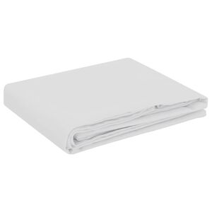 vidaXL Tafelkleed Ovaal Wit 130 x 220 cm Polyester