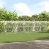 vidaXL Hondenhok 4 pcs Zilver 8 x 2 x 2 m Gegalvaniseerd staal