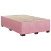 vidaXL Bedframe zonder matras 120x190 cm fluweel roze