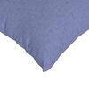 vidaXL Sofa Kussens 2 stuks Blauw 80 x 40 cm Stof