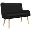 vidaXL 2-Zits Sofa Zwart 115 x 61 x 87 cm Boucl&eacute;