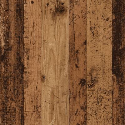 vidaXL Rolkast 60x48x81 cm bewerkt hout oud houtkleurig