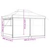 vidaXL Partytent Beige 292 x 440 x 315 cm Oxford Stof