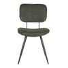 LABEL51 Eetkamerstoelen 2 st Vic 49x60x87 cm legergroen