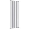 vidaXL Insect deurenscherm met gaaskleed Zwart 80 x 220 cm Polyester