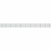 vidaXL Draadgaashek met flens 2x25 m groen