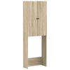vidaXL Toiletkast ALKMAAR Sonoma Eiken 66 x 25,5 x 190 cm Bewerkt hout