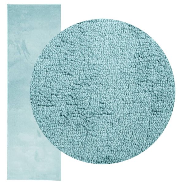 vidaXL Vloerkleed OVIEDO laagpolig 80x250 cm groen