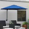 vidaXL Tuinparasol Blauw en Zwart 248 x 248 x 148 cm