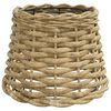 vidaXL Plafondlampenkap &Oslash;20x15 cm wicker bruin