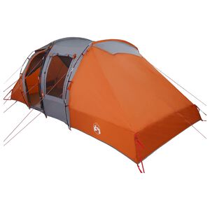 vidaXL Directe Tent 524 x 232 x 192 cm Grijs en Oranje