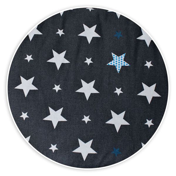 tiSsi Matras voor de Sophie bedkant wieg sterren antracietkleurig
