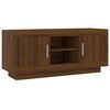 vidaXL Tv-meubel 102x35x45 cm bewerkt hout bruin eikenkleur