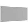 vidaXL Keuken Achterwand Lichtgrijs 90 x 40 x 0,6 cm gehard glas