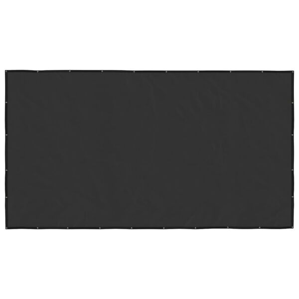 vidaXL Aanhangwagennet 2,5x4,5 m HDPE zwart