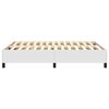 vidaXL Boxspring bed kunstleer wit 140x190 cm