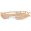 vidaXL 12-delige Loungeset massief grenenhout