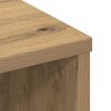vidaXL Hoofdeinde kas Artisan Eiken 100 x 19 x 103,5 cm Bewerkt hout