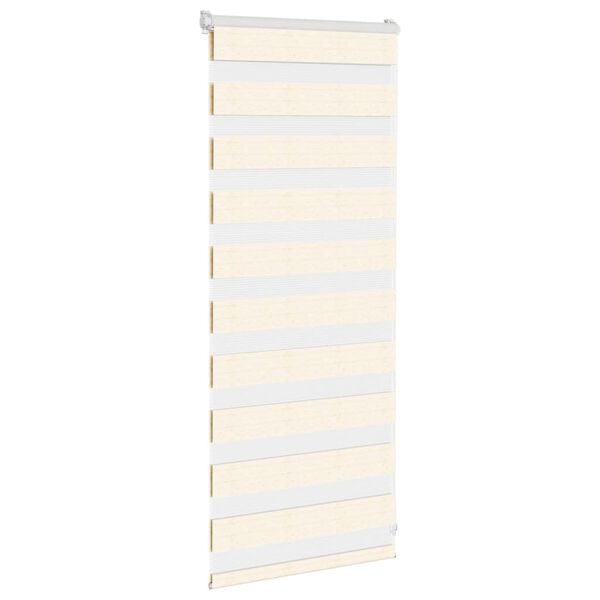 vidaXL Zebra rolgordijn 65x100 cm stofbreedte 60,9 cm marmerbeige