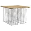 vidaXL Tuintafel schanskorfontwerp 100x102x72 cm ge&iuml;mpregneerd hout