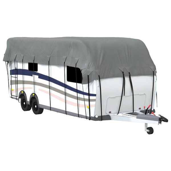 vidaXL Caravan dakbedekking 700x300 cm vliesvlies grijs