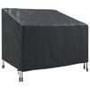 vidaXL Tuinstoelhoes Zwart 96 x 79 x 74 cm 210D Oxford Stof