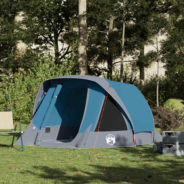 vidaXL Tent 4-persoons waterdicht blauw