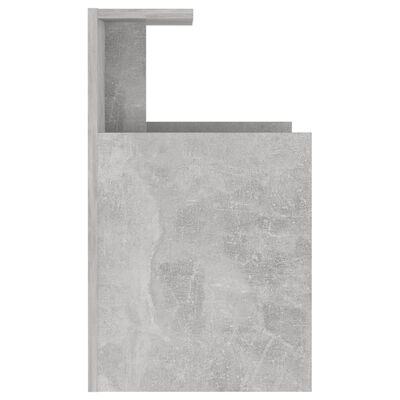 vidaXL Nachtkastje 40x35x60 cm spaanplaat betongrijs