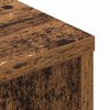 vidaXL Hoofdbord met plank Oudhout 140 x 17 x 104,5 cm Bewerkt hout