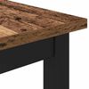 vidaXL Tafel Oudhout 100 x 50 x 76,5 cm Engineered hout en staal