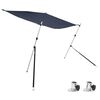 vidaXL Schaduwdoekset T-top 170x170x(113-182,5) cm blauw