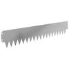vidaXL Tuinrand 30 pcs 103 x 20 cm metaal Zilverkleurig