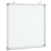 vidaXL Whiteboard magnetisch 40x40x1,7 cm aluminium