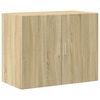 vidaXL Wandkast 80x42,5x64 cm bewerkt hout sonoma eikenkleurig