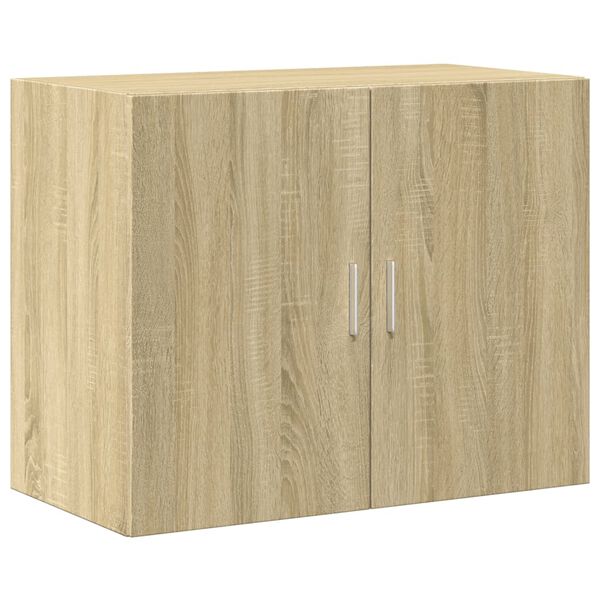 vidaXL Wandkast 80x42,5x64 cm bewerkt hout sonoma eikenkleurig