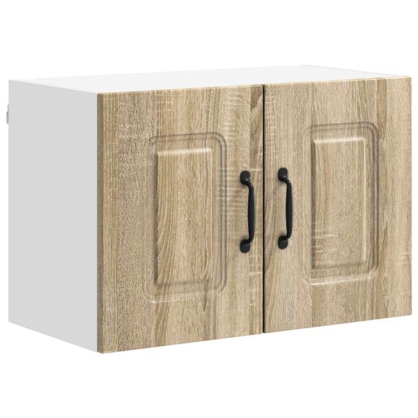 vidaXL Keukenkast Kalmar Sonoma Eiken 60 x 31 x 40 cm Bewerkt hout