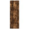 vidaXL Hoge kast 40x41x124 cm bewerkt hout gerookt eikenkleurig