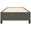 vidaXL Bedframe zonder matras 100x200 cm fluweel donkergrijs