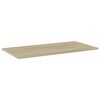 vidaXL Wandschappen 4 st 80x40x1,5 cm spaanplaat sonoma eikenkleurig