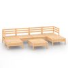 vidaXL 7-delige Loungeset massief grenenhout