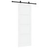 vidaXL Schuifdeur ORKDAL 83 x 232 cm Massief grenenhout Wit