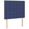 vidaXL Boxspring met matras stof blauw 120x190 cm
