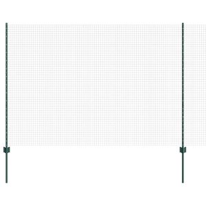 vidaXL Gelaste Draadhek met Paal 10 x 1,6 m (B x H) PVC-Coated Staal