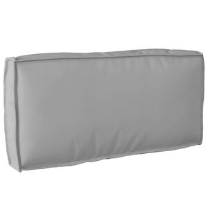 vidaXL Kussen Grijs 80 x 40 x 12 cm Oxford Stof