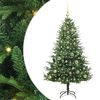 vidaXL Artificial Pre-lit Kerstboom met Ballenset Groen 150 cm